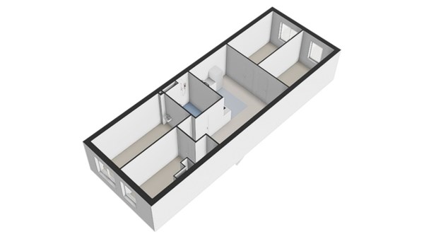 Plattegrond - Hoflandendreef 72, 2614 MV Delft - 1e Verdieping-3D.jpg